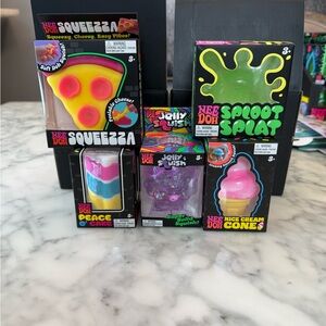 Nee Doh Squeezza pizza cake ice cream bundle